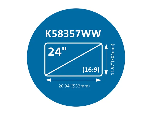 Filtre de confidentialité Kensington MagPro écran 24 inch 16:09