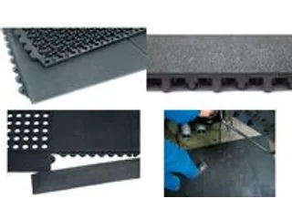 rand,v. vloerbeschermingsmat,module,aansluiting male,LxB 965x65mm,geel - 1