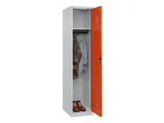 locker,HxBxD 1850x400x500mm,1vak,vak B 400mm,cil.-slot,staand op vloer
