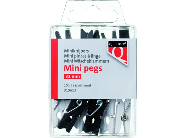 Miniknijper Quantore blister 34mm assorti