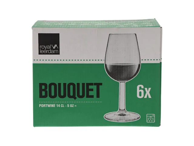Royal Leerdam Bouquet Port/sherryglas 14cl, doos 6 stuks