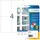 HERMA 10796 Weerbestendige etiketten A4 105x148mm Wit 80 stuks