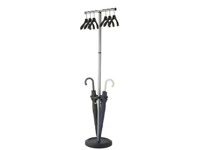 Kapstok Staand Grijs Inclusief 6 Hangers