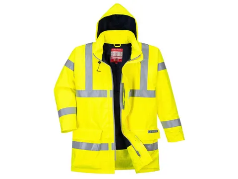 Portwest Bizflame S778 parka, fluo geel, maat L, per stuk