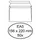 Envelop Hermes Bank Ea5 156x220mm 80gr 50st Wit Zelfklevend