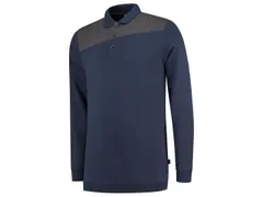Tricorp 302004 Bicolor polosweater, marine/grijs, maat M, per stuk