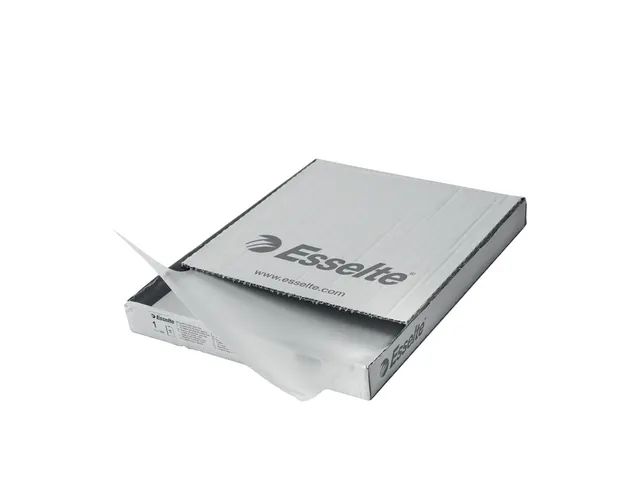 Pochette modèle L Esselte A4 100% recyclé 0,10mm transparent 100 pi