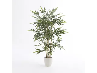 Kunstplant Mica Bamboe in plastic pot 150cm - 9