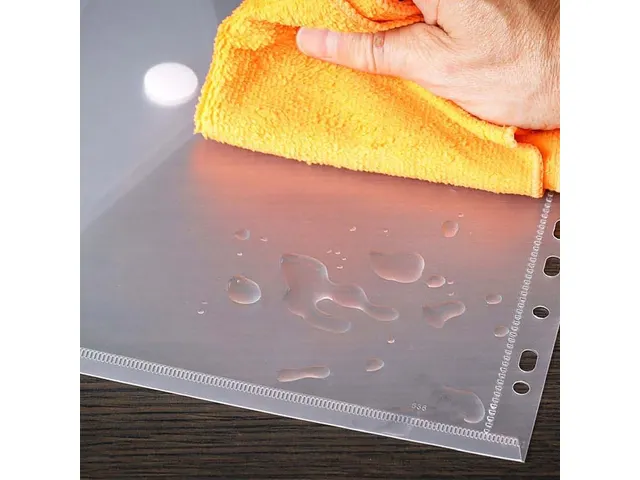 Enveloptas HF2 A4 240x310mm 11-gaats PP transparant wit