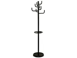 staande kapstok,HxØ 1800x450mm,8jashaken,parapluhouder/druppelvanger