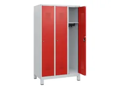 schoollocker,HxBxD 1630x900x500mm,3vak,vak B 300mm,cil.-slot,voeten