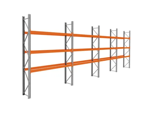 palletstelling,basis+3xaanbouw,HxBxD 3990x11300x750mm,vakl. 3000kg