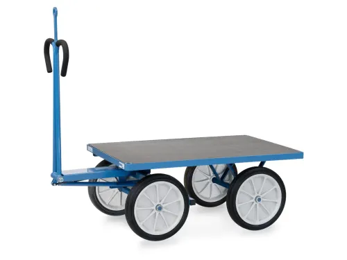 Handtrekwagen Trekoog 6404vz 1000kg 1200x800mm Massief Rubber