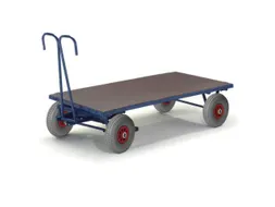 Handtrekwagen 1000kg Laadvlak 1200x800mm Luchtbanden Ral5010