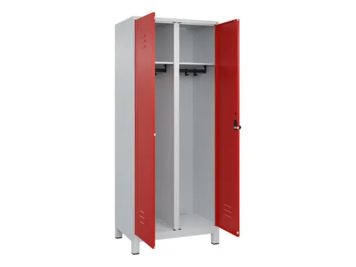 locker voor scheiding van kleding,HxBxD 1950x800x500mm,2vak