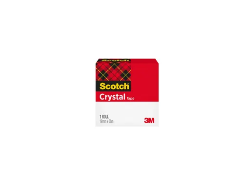 Plakband Scotch 600 19Mmx66M Crystal Clear