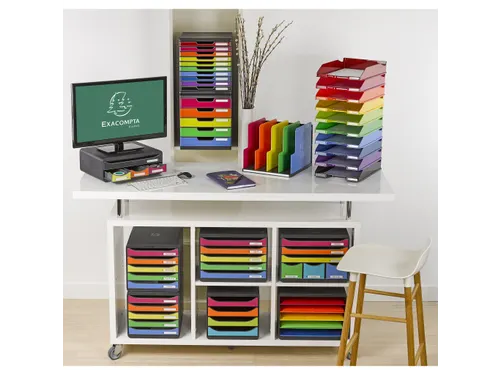 Brievenbak COMBO MID I karmijnrood glossy