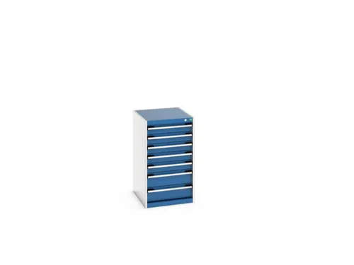 ladekast HxBxD 900x525x650mm 7laden romp RAL7035 front RAL5010