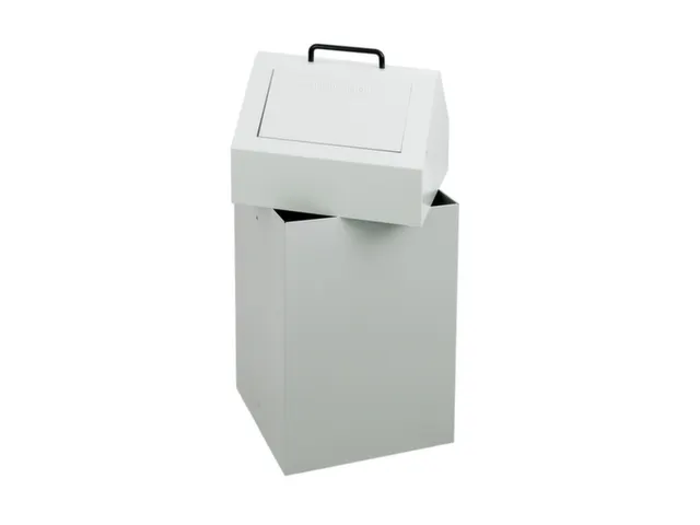 conteneur de tri sélectif,coupe-feu,1x45l,HxlxP 640x330x310mm
