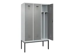 locker voor scheiding van kleding,HxBxD 2120x1200x500mm,3vak