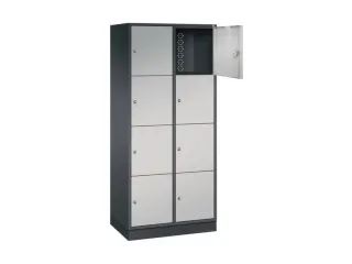 grootvolume-lockersysteem,HxBxD 1950x820x500mm,2x4vakken,cil.-slot - 1