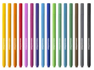 Viltstiften Eberhard Faber kartonetui 16 stuks - 2
