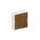 schuifdeurkast,HxBxD 1150x1000x430mm,decor romp wit,decor front noten