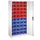 Stellingkast Staalplaat 1980x1000x420mm 9 Legborden 40 Magazijnbakken