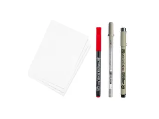 Tekenset Sakura Creative Kit Samurai 6 stuks - 3