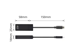 Adapter ACT USB-C naar Gigabit Ethernet 0.15 meter - 6