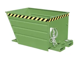kiepbak,HxLxB 730x1370x1200mm,0,9m³,draagverm. 1000kg,RAL6011