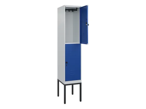dubbeldekse locker,HxBxD 2120x400x500mm,1x2vak.,vak B 400mm