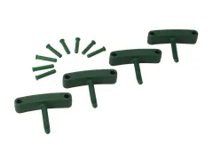 Hygiene 1016-2 Aanvulset haken groen, full colour, 4 haken/8 pin