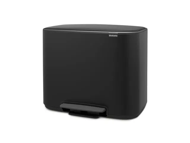 Bo Pedaalemmer 3x11 liter Brabantia Mat Zwart