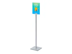 Infostandaard Design Slim Display A4 Zilver