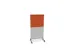 scheidingswand,HxB 1545x800mm,MP-lichtgrijs,BN3012-oranje