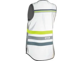 Lucy Jacket Full Reflective Fluohesje Grijs/Geel Maat Small - 3