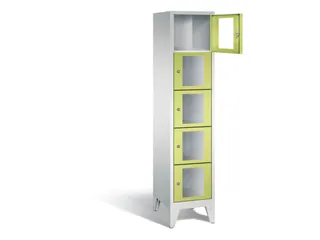 Lockerkast 1850x420x500mm 1x5 vakken Cilinderslot Poten, RDS1108060 - 1