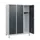 schoollocker,HxBxD 1630x1200x500mm,3vak,vak B 400mm,draaigrendel