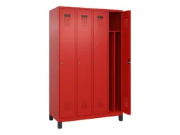locker voor scheiding van kleding,HxBxD 1950x1200x500mm,4vak
