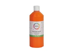 Plakkaatverf Qrea oranje 500ml
