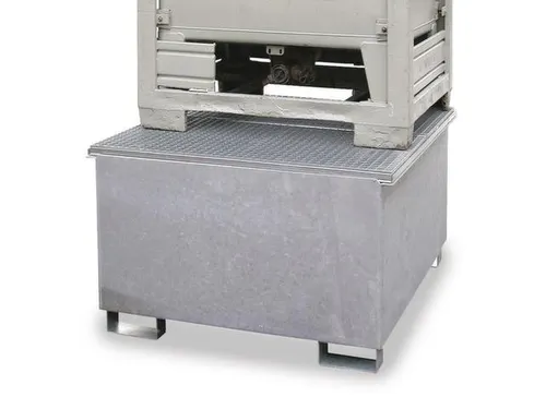 Opvangbak 1x Ibc Opvangvol. 1000l Staal 795x1300x1360mm Verzinkt