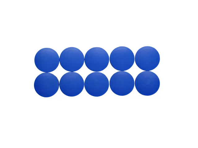 Magneet MAUL Solid 38mm 2500gr blauw 10 stuks