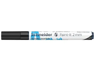 Acrylmarker Schneider Paint-It 310 2mm zwart - 1