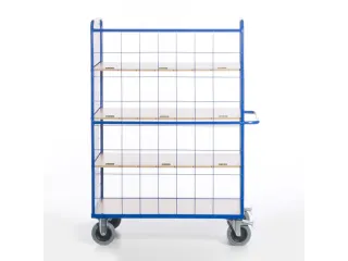 etagewagen,draagverm. 600kg,4etage(s),laadvl. LxB 1200x740mm,houtetage - 8