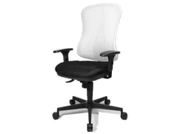 Topstar Bureaustoel HEAD POINT SY Netbekleding Wit