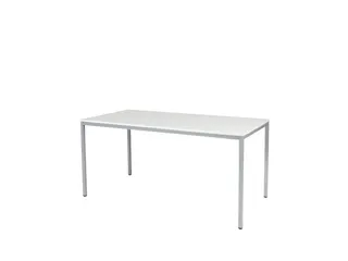 Domino Basic Tafel Vaste Hoogte 1600x800mm Grijs 25mm Alu 4-Poots - 1
