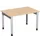 In hoogte verstelbaar bureau,HxBxD 680-820x1200x800mm,blad beuken