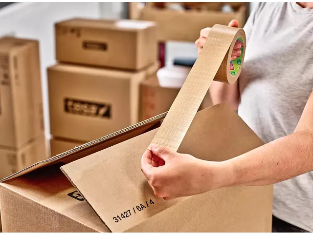 Verpakkingstape Tesapack 56000 Eco paper Ultra Strong 50mmx25m