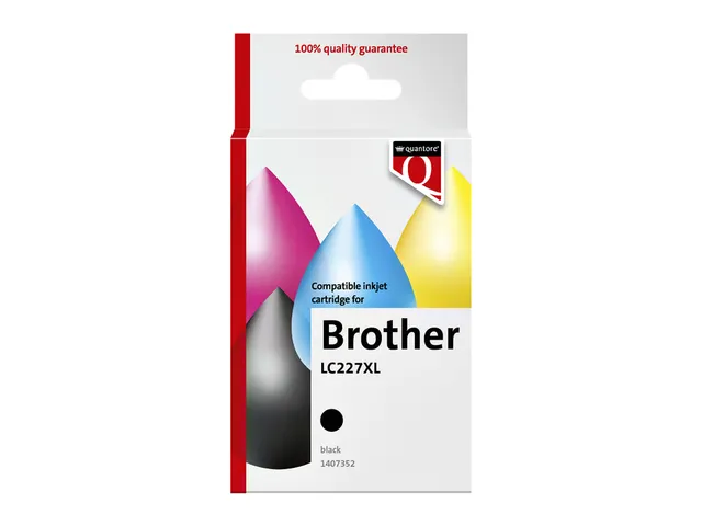 Inktcartridge Quantore alternatief tbv Brother LC227XL zwart